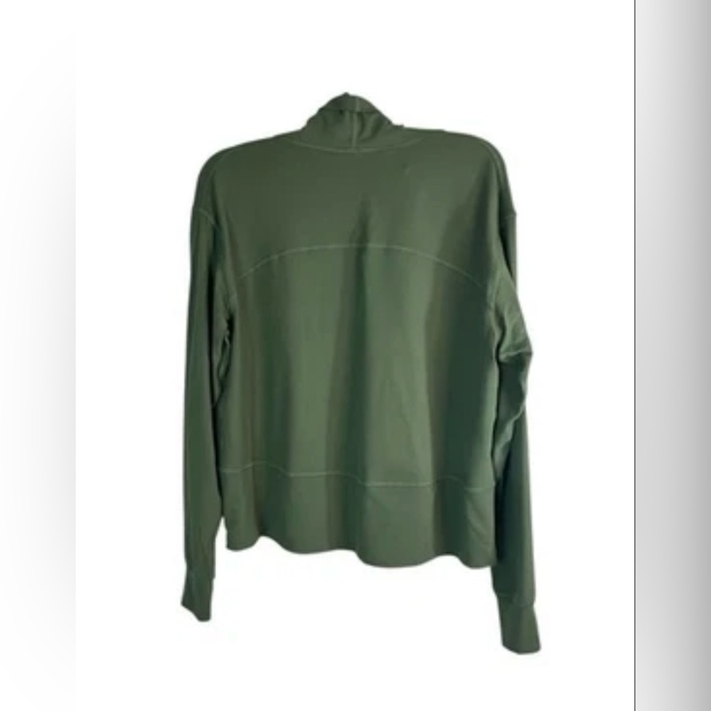 Lululemon Ready To Rulu Pullover Olive Green Size 12 Casual Workout - Picture 6 of 6